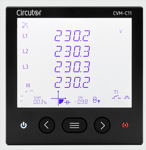 Analizador de redes eléctricas CVM-C11 de Circutor.