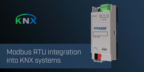 Nuevo gateway mejorado de Intesis para la integración de Modbus RTU en los sistemas KNX