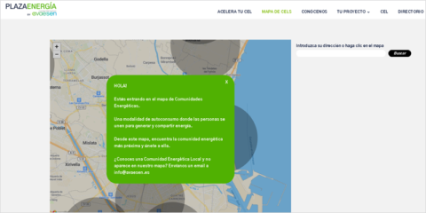 Mapa interactivo para identificar las 62 comunidades energéticas de la Comunidad Valenciana