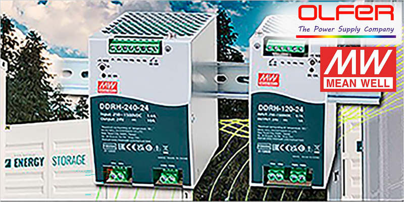 Convertidores CC/CC Carril DIN series DDRH.