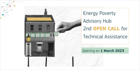 Segunda convocatoria de EPAH dirigida a autoridades locales para abordar la pobreza energética