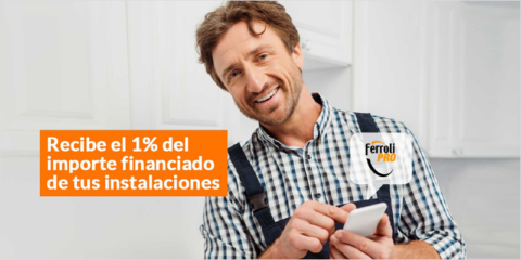 Campaña de financiación de productos de climatización Ferroli dirigida a instaladores