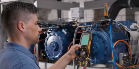 Testo 560i: carga de refrigerante por peso