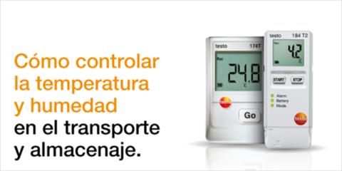 Webinar de Testo sobre control de temperatura y humedad en el transporte y almacenaje