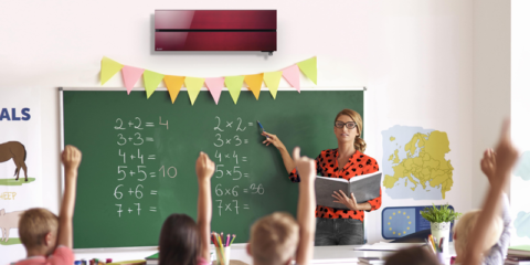 Mitsubishi Electric apuesta por la serie MSZ-LN Kirigamine Style para afrontar olas de calor en las aulas