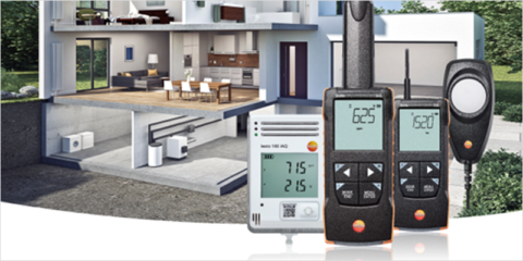 Aparatos de medición y monitorización de Testo para mejorar la calidad del aire y el confort térmico