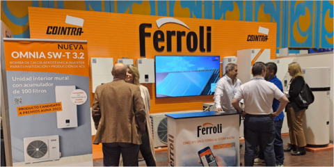 La nueva bomba de calor para climatización y ACS de Ferroli se presenta en los AÚNA Partner Days