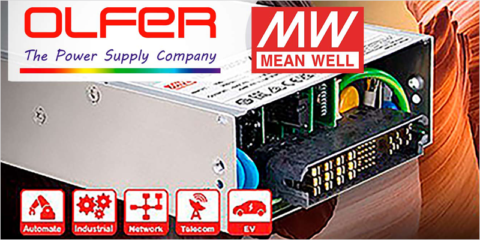 Electrónica OLFER distribuye nuevas fuentes de alimentación de la serie NCP-3200 en formato rack