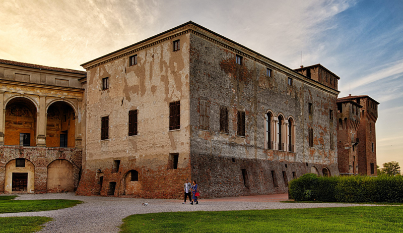 Edificio de Mantua en Italia.