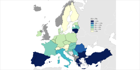 El 6,9% de la población europea sufrió pobreza energética en 2021, según una encuesta de Eurostat