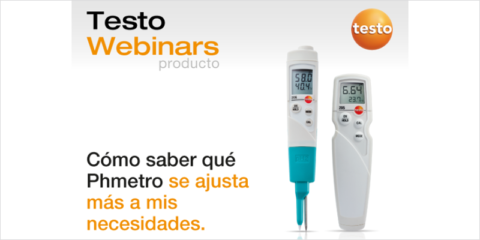 Webinar de Testo para conocer qué Phmetro se ajusta a las necesidades de medición de cada usuario