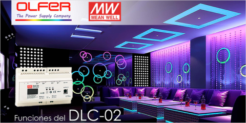 El controlador digital de iluminación DLC-02 distribuido por Electrónica OLFER optimiza sus funciones