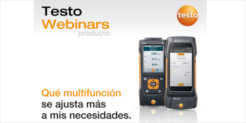 Webinar para conocer y profundizar en las soluciones multifunción testo 400 y testo 440