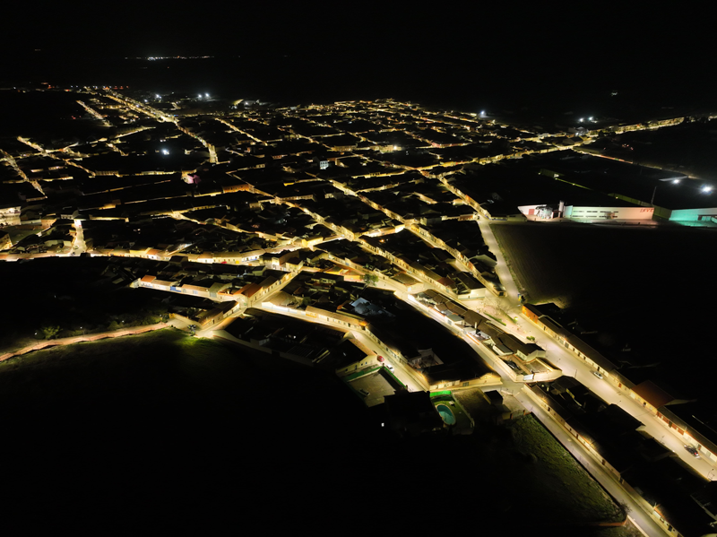 Artecoin renueva el alumbrado público en el municipio de Santa Cruz de Mudela en Ciudad Real.