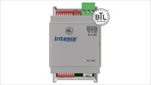 Nueva interfaz rediseñada de Intesis con modo silencioso y control de paletas horizontales. bidireccional, BACnet