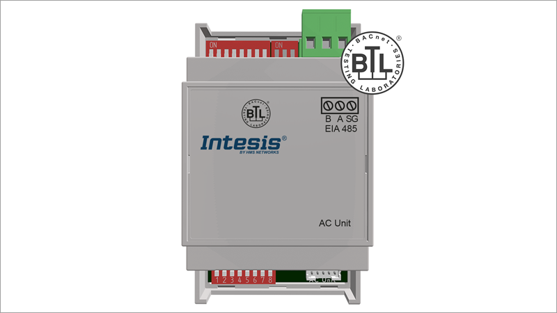 Nueva interfaz rediseñada de Intesis con modo silencioso y control de paletas horizontales.