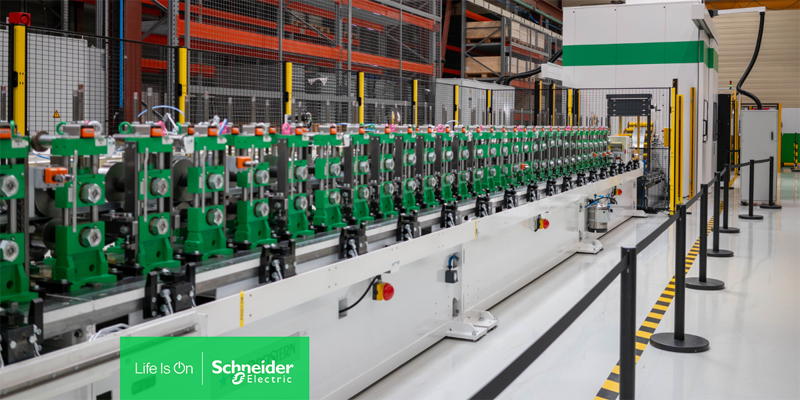 El nuevo centro de laminado de Schneider Electric en Sarel reduce sus emisiones y mejora su rendimiento