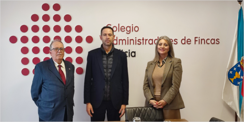 Stechome firma un convenio con COAFGA y Teuvento para favorecer la rehabilitación energética