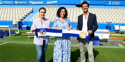 El Estadio del CE Sabadell CF apuesta por la eficiencia energética renovando su iluminación