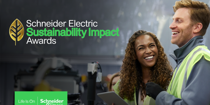 Candidaturas abiertas para la segunda edición de los Sustainability Impact Awards de Schneider Electric. ecosistema, sostenible, eléctrico