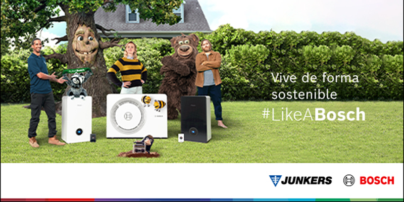 Junkers Bosch presenta en su campaña nuevos equipos de calefacción más eficientes y sostenibles