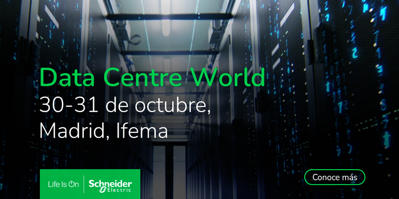 Las novedades de Schneider Electric estarán presentes en el Data Centre World Madrid 2023