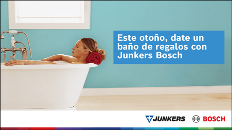 Campaña de Junkers Bosch para promover la instalación de calentadores