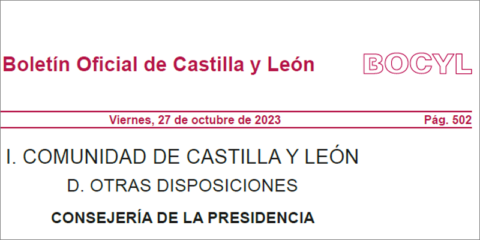 La Junta de Castilla y León aprueba la Carta de Servicios para informar de asuntos en materia de energía
