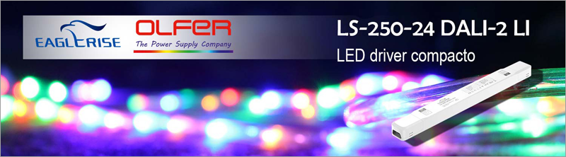 Electrónica OLFER presenta su nuevo LED driver LS-250-24 DALI-2 LI con una eficiencia del 91%