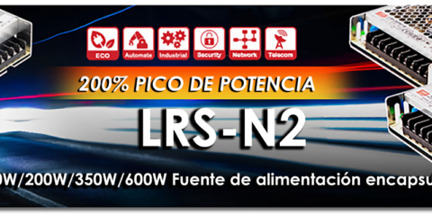La serie LRS-N2 de Electrónica OLFER proporciona un pico de energía instantáneo del 200%