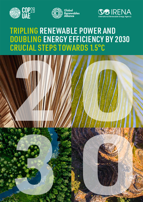 Informe con medidas para triplicar la energía renovable y duplicar la eficiencia energética para 2030