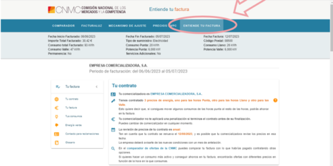 La herramienta ‘Entiende tu factura’ de la CNMC ayudará a reducir el recibo de la luz de los consumidores