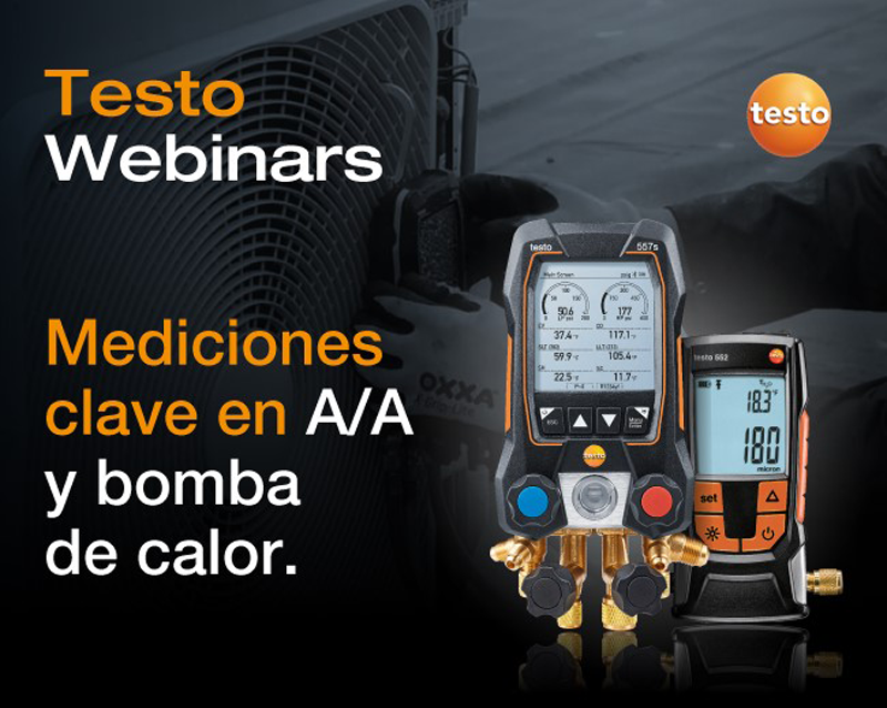 Webinar de Testo sobre el mercado de la refrigeración dirigido a instaladores