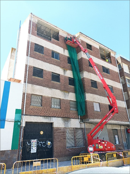 Las obras de rehabilitación de la antigua casa de observación de Albacete se encuentran a cargo de Artecoin