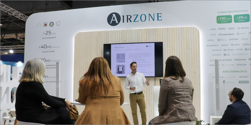 Airzone presentó sus soluciones de eficiencia energética, purificación de aire y climatización en C&R