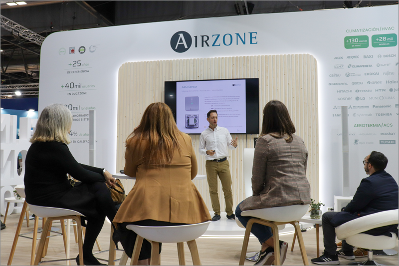 Airzone presentó sus soluciones de eficiencia energética, purificación de aire y climatización en C&R