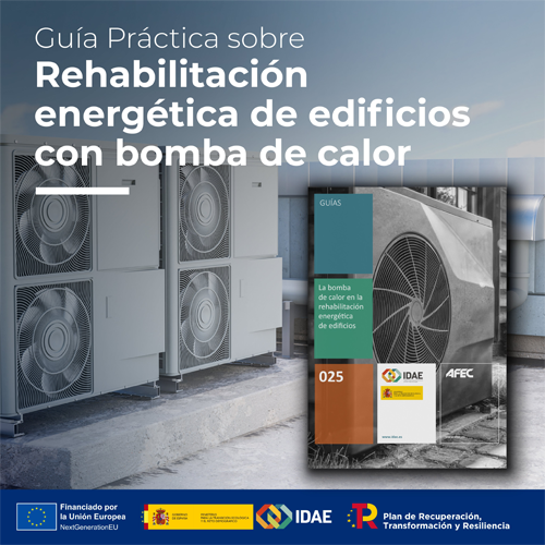 El IDAE publica una guía sobre la bomba de calor en la rehabilitación energética de edificios 