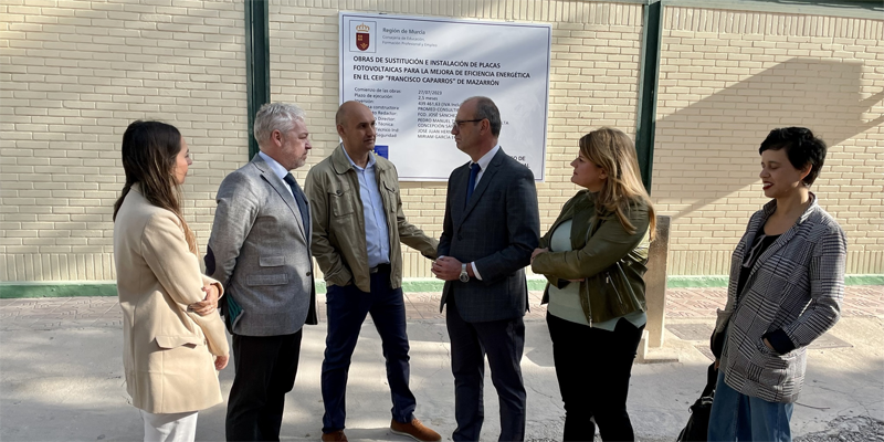 Varios centros educativos de la región de Murcia mejoran su eficiencia energética con una inversión de 9,2 millones