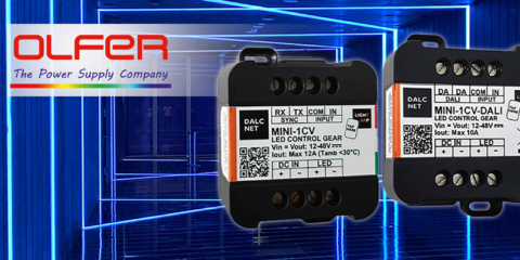 Electrónica OLFER presenta sus nuevos controladores de iluminación MINI-1CV y MINI-1CV-DALI