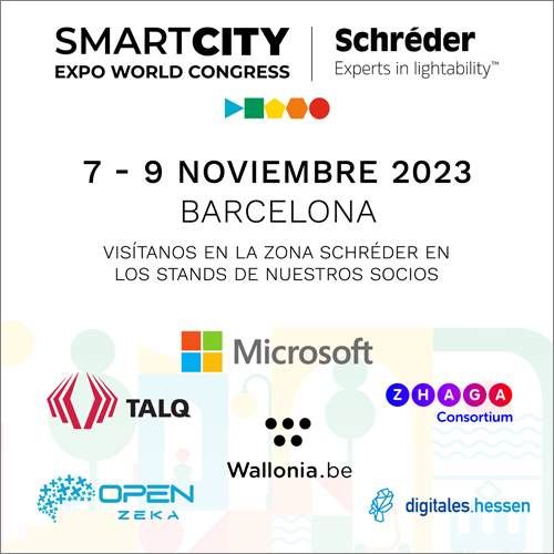 Schréder en el Smart City Expo World Congress de Barcelona 2023.
