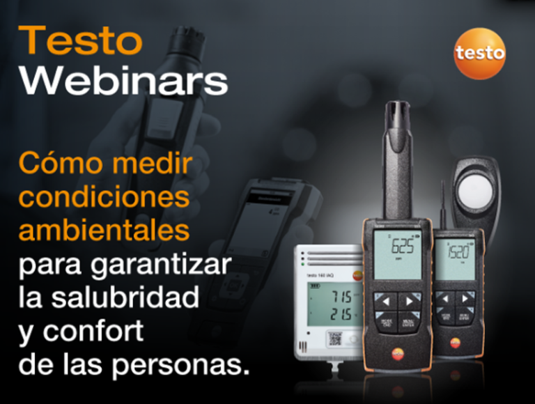 inar de Testo para aprender a medir el confort térmico e