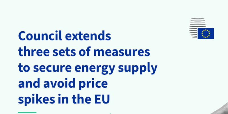 Acuerdo político del Consejo Europeo sobre la ampliación de las medidas de emergencia energética