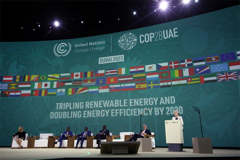 Duplicar las medidas de eficiencia energética para 2030, compromiso global en la COP28