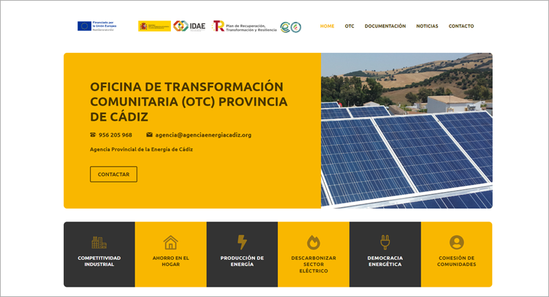 La Diputación de Cádiz creará una oficina para impulsar la transición energética y mitigar la pobreza energética