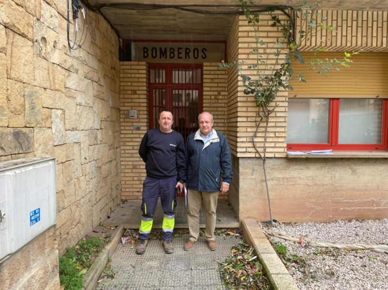 El Parque Municipal de Bomberos de Soria se ha conectado a la red de calor de la ciudad