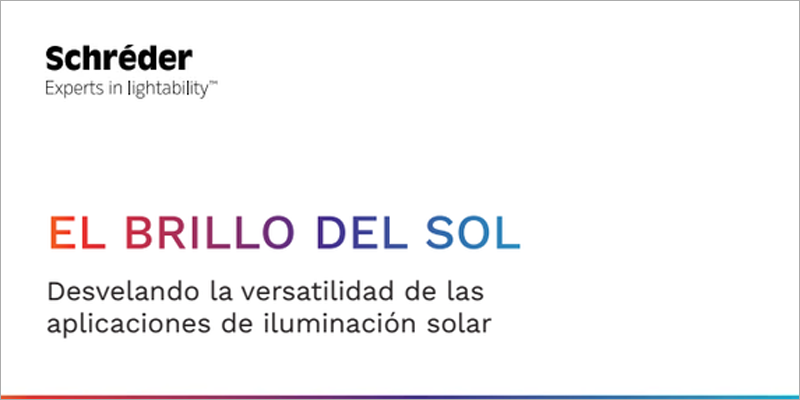 Schréder publica un informe sobre soluciones de iluminación solar para la descarbonización