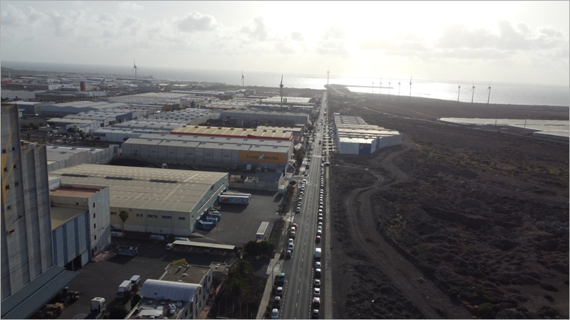 El 100% del alumbrado de la zona industrial de Arinaga en Canarias es de tecnología LED