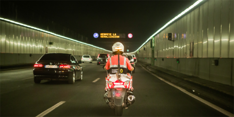 Finalizan las obras de renovación del alumbrado de refuerzo en los accesos de los túneles de la M-30