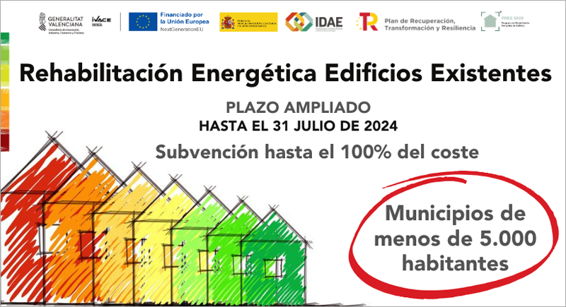 El Ivace prorroga hasta julio las solicitudes al plan de rehabilitación energética en edificios PREE 5000