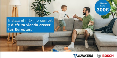 Campaña de Junkers Bosch para promover la instalación de calefacción, aerotermia y ACS
